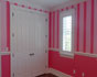 Interior stripe designs for baby nursery