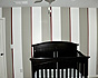 Interior baby room wall stripe in Smyrna